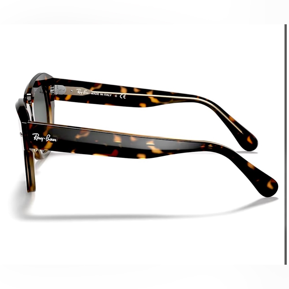 Ray-Ban State Street Women’s Fashion Sunglasses RB2186 Brown Tortoise Smoke 350 - Picture 3 of 8